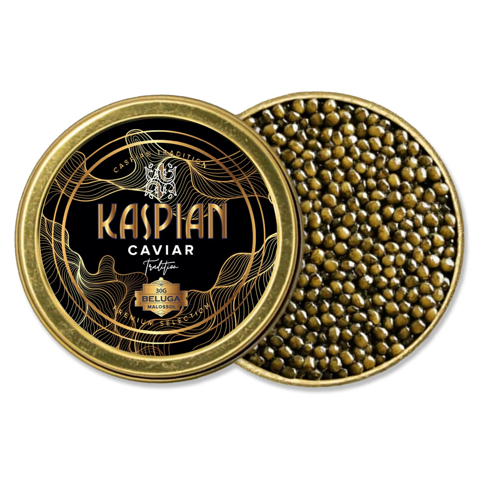 Kaspian Black Beluga Caviar