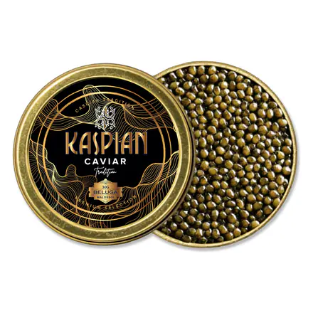 Kaspian Black Beluga Caviar