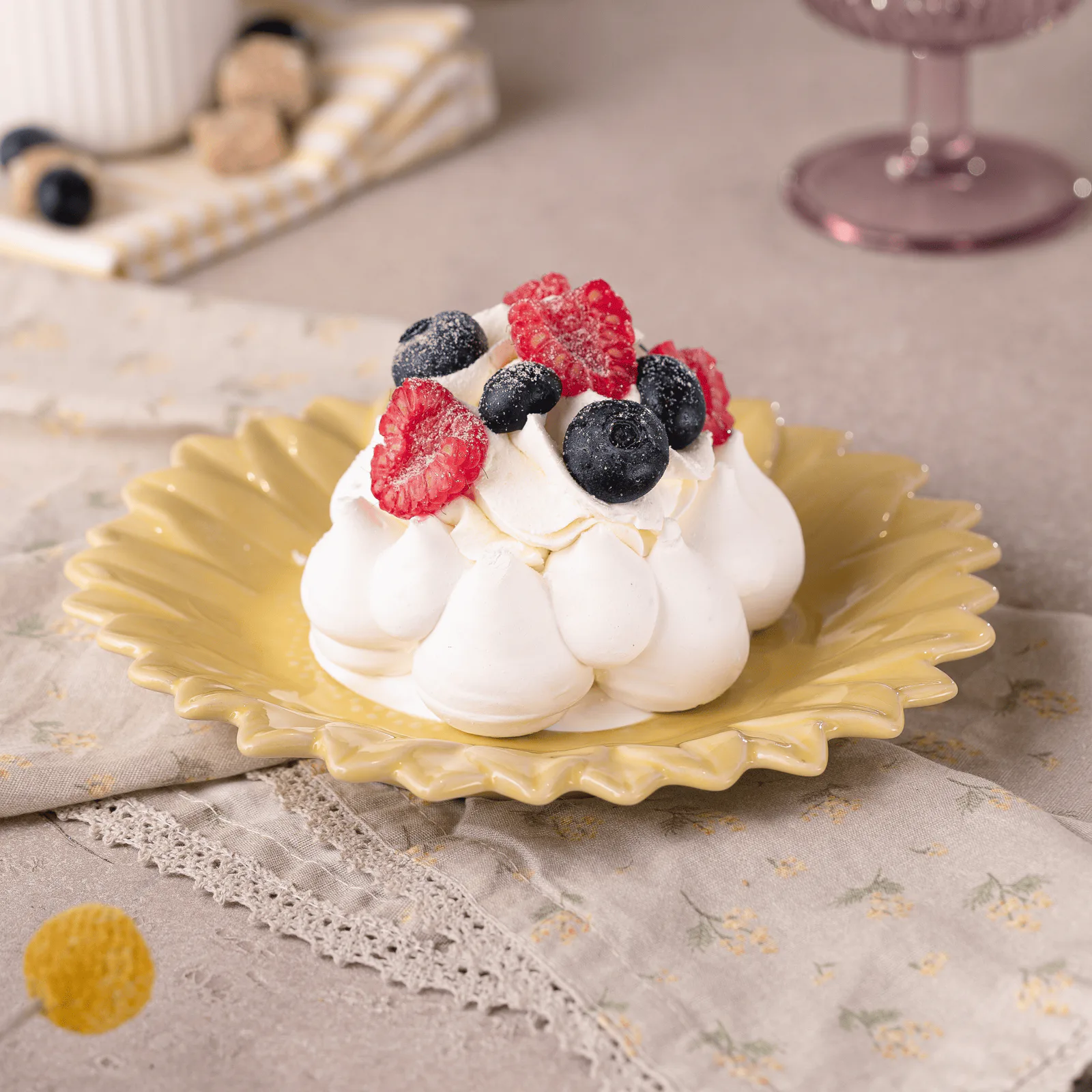 Raspberry Pavlova