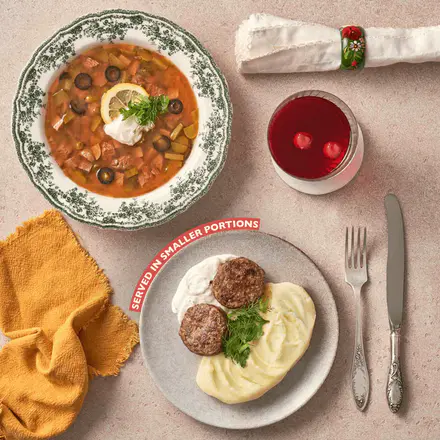 Russian Set Menu for One