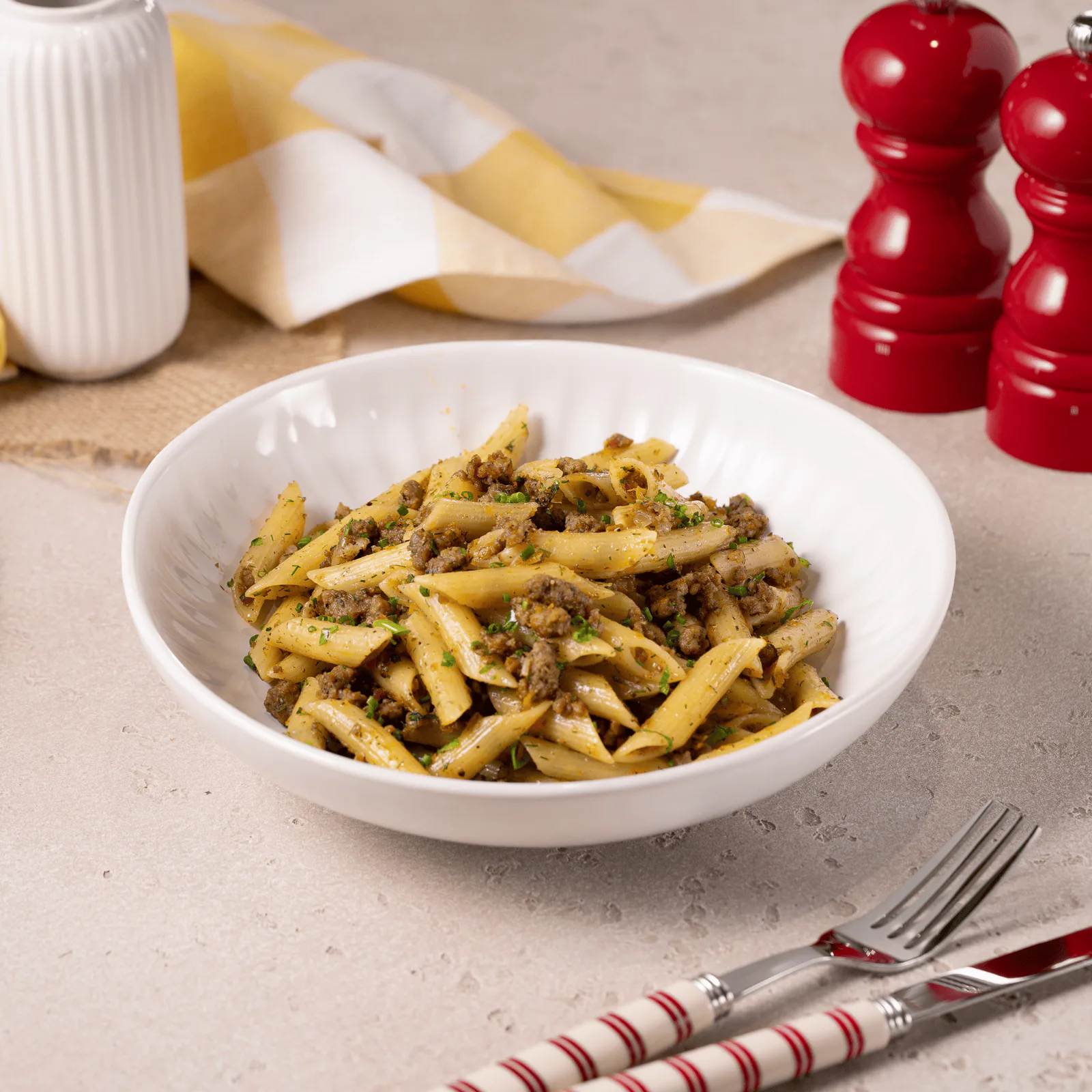 Makaroni Po-Flotski (Navy-Style Pasta)