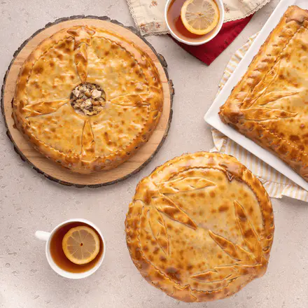 Savoury Pirogi (Large Russian Pies)