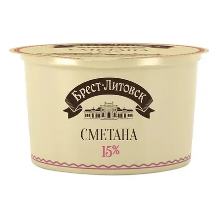 Brest-Litovsk Sour Cream 15%