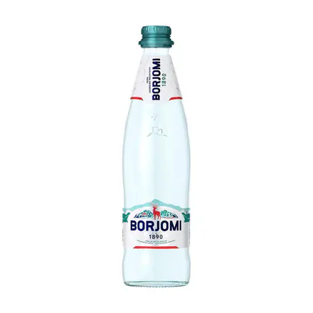 Borjomi Mineral Water, Glass Bottle