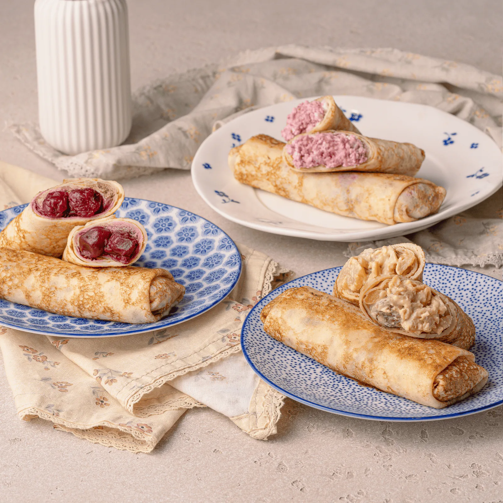 Sweet Blini Rolls (Crêpes)