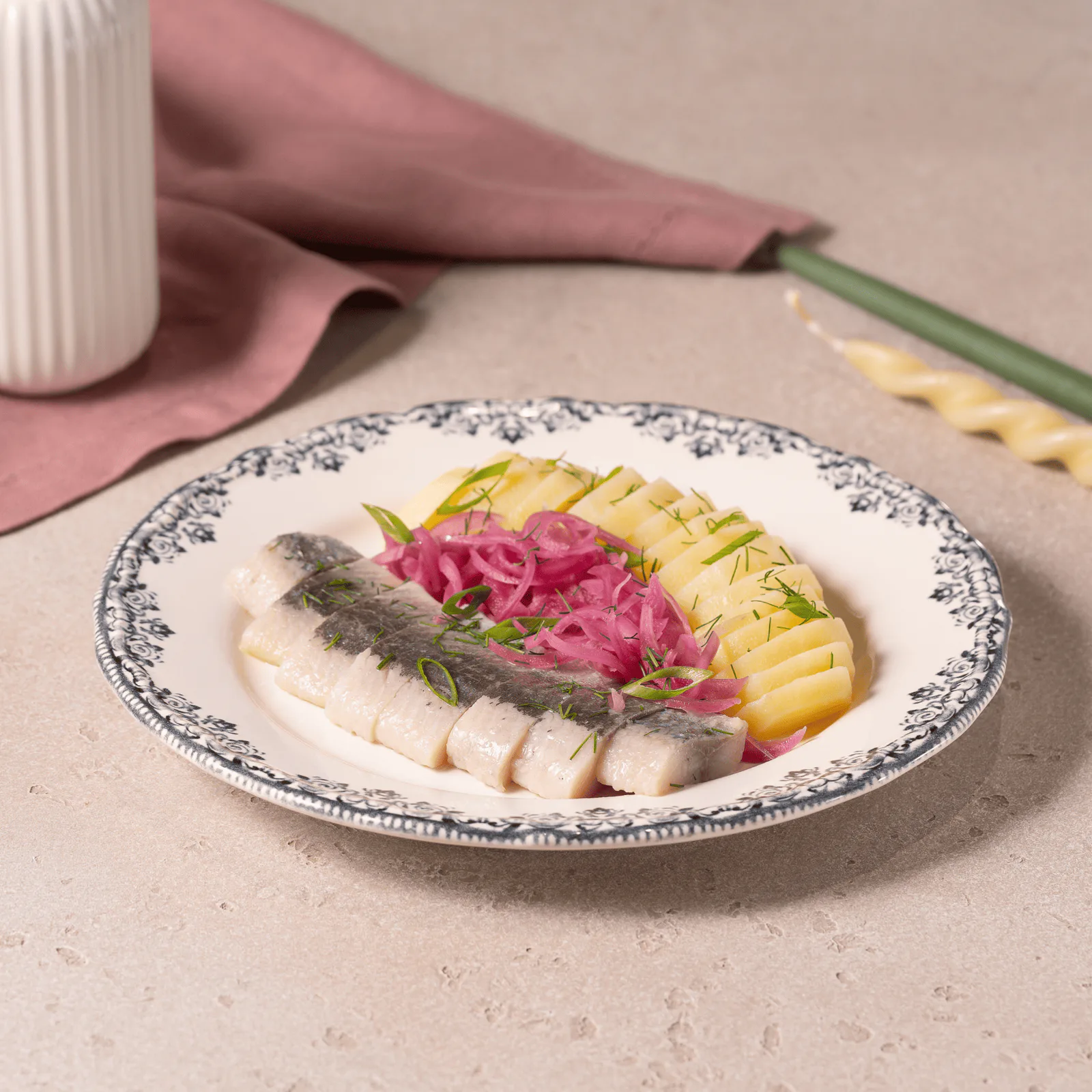 Pickled Herring with Potato