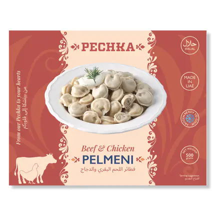 Pechka Chicken & Beef Pelmeni