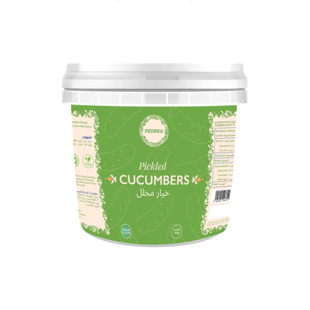 Semi-Salted Cucumbers - Bucket 500g